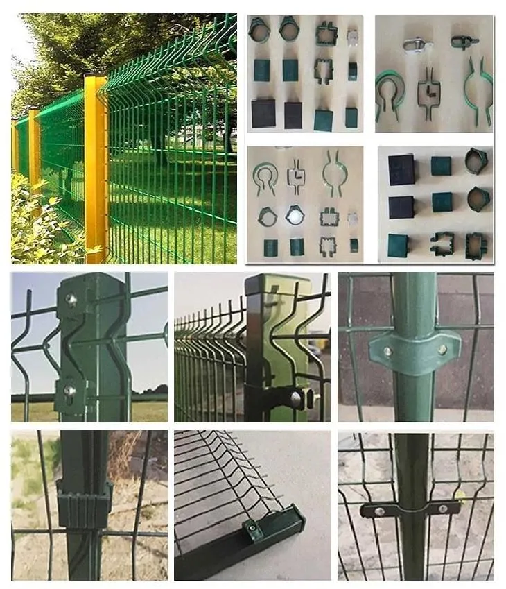 3D Curved Bending Fence Panel Welded PVC Coated Fencing Guard Rail