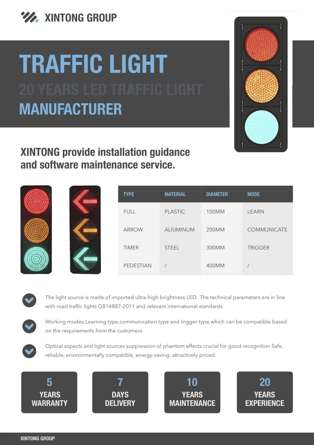 Solar Wireless Traffic Signal Light System